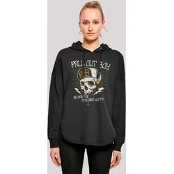 Kapuzenpullover F4NT4STIC "Fall Out Boy Chest Youth Skull" Gr. M, schwarz Damen Pullover Premium Qualität