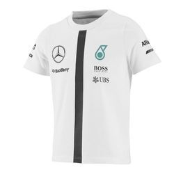 stichd group B.V. 2015, Weiß, Mercedes Rundhals Kinder Team T-shirt 104