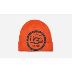 UGG® Beanie mit Berglogo für Herren in Orange Soda, Größe O/S, Wolle