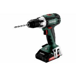 Metabo - Akku-Bohrschrauber bs 18 lt Compact x 145, 18V 2x2Ah Li-Power + asc 55