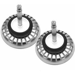 2er set Franke Siebkorb Excenter (133.0005.611) - ø 82 mm, Schaft 8 mm