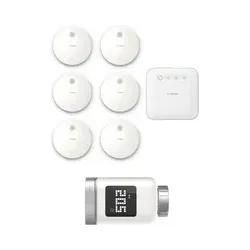 Bosch Smart Home - Starter Set Brandschutz mit 6 Rauchwarnmelder (Gen. 2) + gratis Thermostat