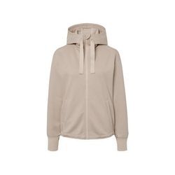 Kapuzen-Sweatjacke - Beige - Gr.: L