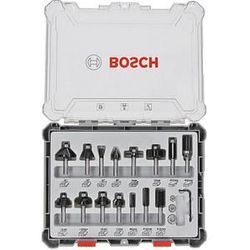 AKTION: BOSCH Mixed Set Fräser-Set 15-teilig mit Prämie nach Registrierung