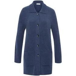 Long-Strickjacke include blau, 38