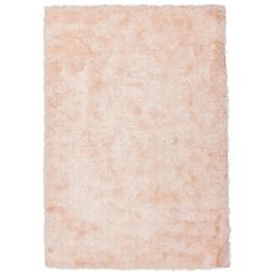 Hochflor-Teppich BRUNO BANANI "Alga", rosa, B:200cm H:40mm L:290cm, Kunstfaser, Teppiche, Uni, Shaggy, Langflor, besonders weich und kuschelig, Wohnzimmer