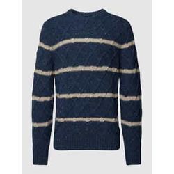 Strickpullover mit Streifenmuster