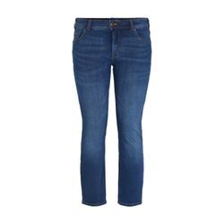 TOM TAILOR Damen Plus Size - Slim Jeans, blau, Gr. 54