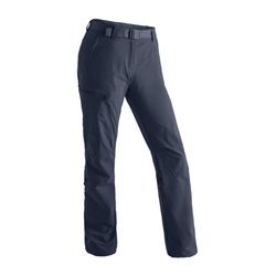 Funktionshose MAIER SPORTS "Lulaka", Damen, Gr. 34, Normalgrößen, blau (dunkelblau), 90% Polyamid, 10% Elasthan, Hosen, Damen Wanderhose, atmungsaktive Outdoor-Hose mit Roll up Funktion