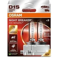 OSRAM XENARC® NIGHT BREAKER® LASER D1S Duobox Glühlampe, Fernscheinwerfer,Glühlampe, Nebelscheinwerfer,Glühlampe, Hauptscheinwerfer 85V 66140XN2-2HB