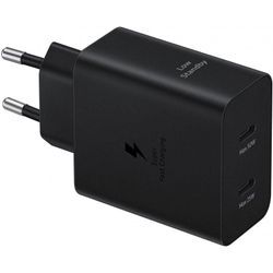 Samsung - Schnellladegerät 50W Power Duo + 5A Kabel pd usb-c T5020 Schwarz (EP-T5020XBEGEU)