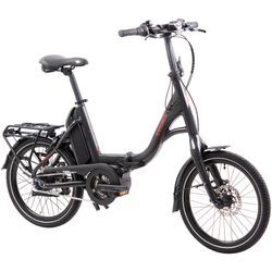 E-Bike TRETWERK "No Way" Gr. 45, schwarz, E-Bikes, 45cm, 20 Zoll (50,80cm), Pedelec, Elektrofahrrad für Damen u. Herren