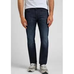 Regular-fit-Jeans LEE "DAREN ZIP FLY", Herren, Gr. 34, Länge 32, blau (strong hand), Denim/Jeans, Obermaterial: 71% Baumwolle, 29% Elastomultiester, casual, regular fit lang, Jeans