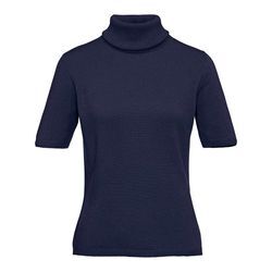 Rollkragen-Pullover aus 100% Premium-Kaschmir Peter Hahn Cashmere blau