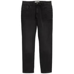 TOM TAILOR Herren TTJOSH Regular Slim Jeans, schwarz, Uni, Gr. 40/34