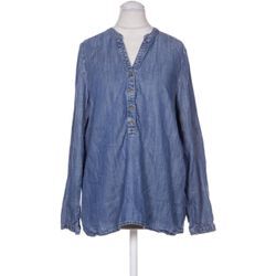 edc by Esprit Damen Bluse, blau, Gr. 34