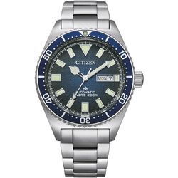 Automatikuhr CITIZEN "NY0129-58LE" Armbanduhren silberfarben Damen Armbanduhr, Herrenuhr, Damenuhr, Taucheruhr, bis 20 bar wasserdicht