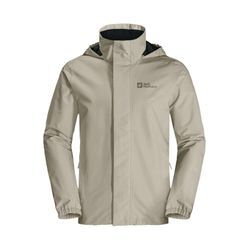 Softshelljacke JACK WOLFSKIN "STORMY POINT 2L JKT M", Herren, Gr. L (52), beige (seal), Hauptmaterial: 100% Polyester; Futter: 100% Polyester (recycled), Jacken