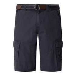 Regular Fit Cargobermudas mit Gürtel Modell 'Chap'