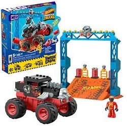 Mattel GAMES Mega Construx HKF87 Hot Wheels Monster Trucks Bone Shaker Crash Bausatz