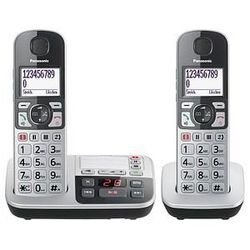 Panasonic KX-TGE522GS Schnurloses Telefon mit Anrufbeantworter silber