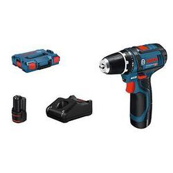 BOSCH Professional GSR 12V-15 Akku-Bohrschrauber-Set 12,0 V, mit 2 Akkus