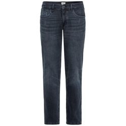 Regular-fit-Jeans CAMEL ACTIVE "HOUSTON", Herren, Gr. 32, Länge 34, blau (night blau), Denim/Jeans, Obermaterial: 99% Baumwolle, 1% Elasthan, casual, regular fit lang, Jeans, im klassischen 5-Pocket-Stil