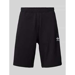 Regular Fit Sweatshorts mit Label-Stitching Modell 'ESSENTIAL'