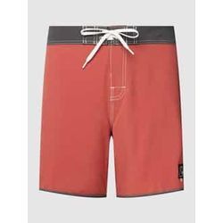 Badehose mit Label-Patch Modell 'ORIGINAL SCALLOP'