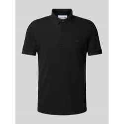 Regular Fit Poloshirt mit Label-Patch Modell 'CORE PIQUE'