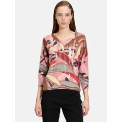 Betty Barclay Strickpullover Damen Polyamid gemustert, mehrfarbig