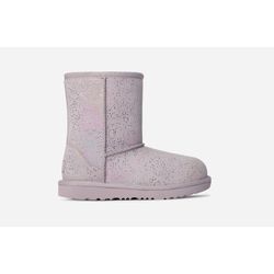 UGG® Classic II Shimmer Sky Boot für Kinder in Pale Smoke/Rainbow Metallic, Größe 36, Veloursleder