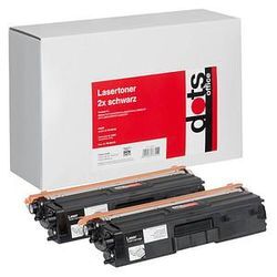 dots schwarz Toner kompatibel zu brother TN-421BK, 2er-Set