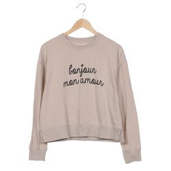 Juvia Damen Sweatshirt, beige, Gr. 34