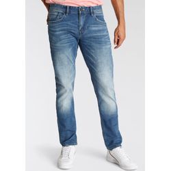 Slim-fit-Jeans PME LEGEND "Tailwheel" Gr. 34, Länge 34, blau (soft mid blau), Herren, Denim/Jeans, Obermaterial: 79% Baumwolle, 20% Polyester, 1% Elasthan, Jeans