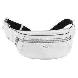 Bauchtasche LIEBESKIND BERLIN "Beltbag S CHUDY CALF OPTIC", Damen, Gr. B/H/T: 23cm x 10cm x 8cm, blau (arctic), Leder, Taschen, Umhängetasche Schultertasche Tasche Damen