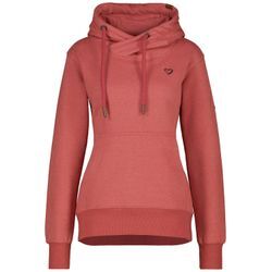 Kapuzensweatshirt ALIFE & KICKIN "Damen SarahAK A" Gr. L, rot (astro dust melange), Damen, 50% Baumwolle 50% Polyester, Sweatshirts, Hoodie Kapuzenpullover, Sweatshirt mit Kapuze und Kängurutasche