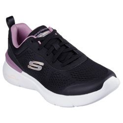 Sneaker SKECHERS "SKECH-AIR DYNAMIGHT 2.0-NEW HEIGHTS" Gr. 35, lila (schwarz, mauve), Damen, Textil, Lederimitat, Schuhe, Schnürschuh, Fitnessschuh mit Memory Foam