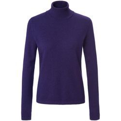 Rollkragen-Pullover aus 100% Premium-Kaschmir Peter Hahn Cashmere lila