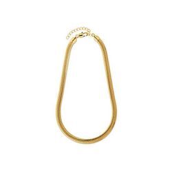 Kette flache Schlange - Gold