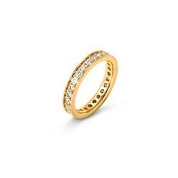 585 Gold-Ring mit mind. 24 Brillanten - Gold - Gr.: 17