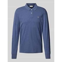 Regular Fit Poloshirt aus reiner Baumwolle Modell 'SHIELD'