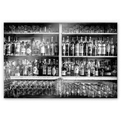 Küchenrückwand WALL-ART "Klassische Bar Spritzschutz" Spritzschutzwände Gr. B/H: 100cmx70cm, bunt Herd Waschbecken Wandschutz