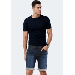 Shorts INDICODE "Inkadeu" Gr. Größe L - Gr. L, Normalgrößen, blau Herren Hosen mit 5-Pocket Design