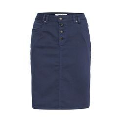 Jeansrock PULZ JEANS "Jeansrock PZROSITA HW Skirt" Gr. 34, blau (schwarz sapphire), Damen, Jeans, Obermaterial: 65% Baumwolle CO. 32% Polyester PES. 3% Elasthan EL., Röcke