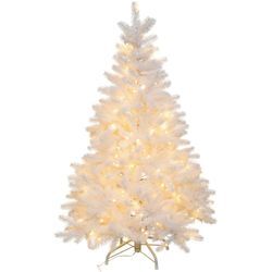 Künstlicher Weihnachtsbaum CREATIV LIGHT "Weihnachtsdeko, künstlicher Christbaum, Tannenbaum", weiß, H:120cm, Kunststoff, Weihnachtsbäume, Kunstweihnachtsbäume