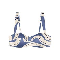 Triumph - Bikini Top gefüttert mit abnehmbaren Trägern - Blue 36B - Summer Allure - Bademode für Frauen