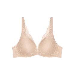 Triumph - Gefütterter Bügel-BH - Beige 075 - Body Make-up Illusion Lace - Unterwäsche für Frauen