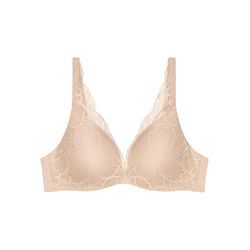 Triumph - Gefütterter Bügel-BH - Beige 085 - Body Make-up Illusion Lace - Unterwäsche für Frauen