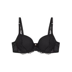 Triumph - Gefütterter Bügel-BH - Black 080 - Peony Florale - Unterwäsche für Frauen